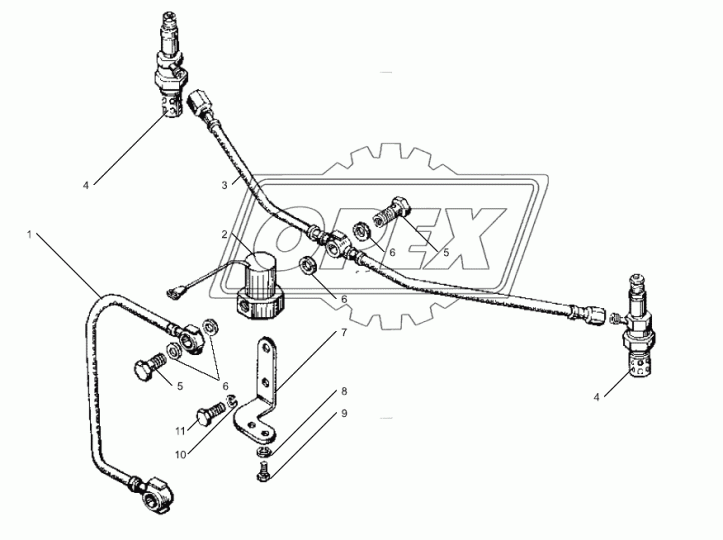 45 7376 5001 Клапан электромагнитный топливный КАМАЗ,ЯМЗ 24В, ф28 L=60; 1 плоск. клемма ЯМЗ